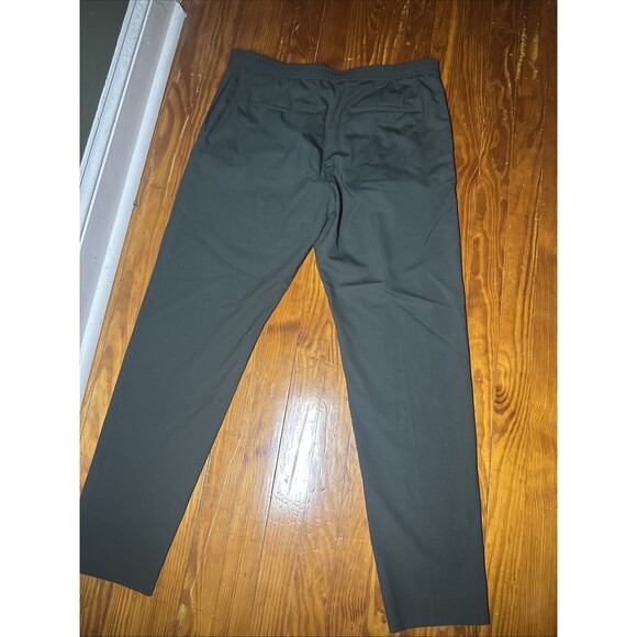 COS Turn-Up Wool Blend Pants Formal Trousers Men’s 36x31 Green - Picture 4 of 4